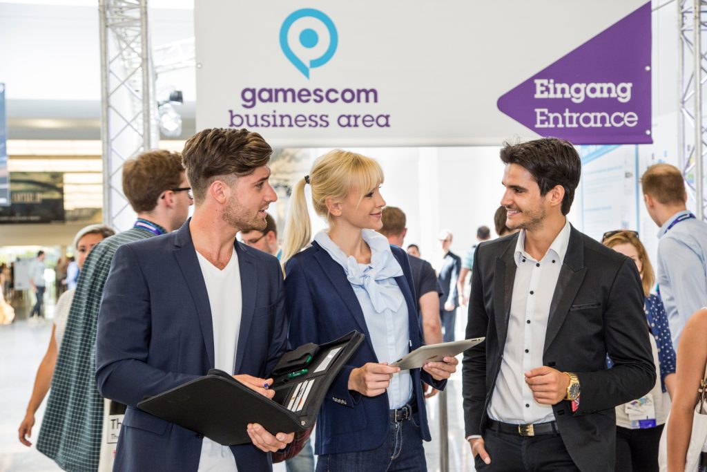 Impressionen Business Area, Fotoshooting, gamescom 2016, Halle 4.1